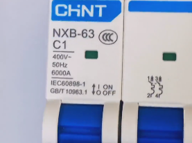 Chint circuit breaker NXB63-2P-C1A