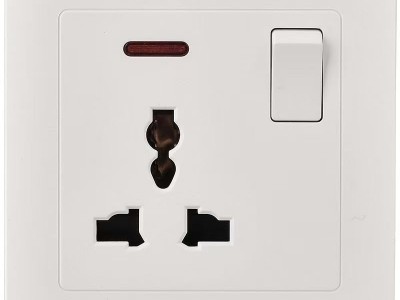 single-switch three-hole socket