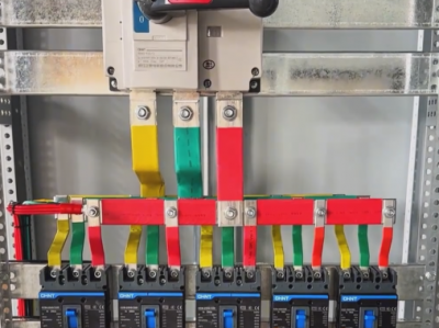 distribution box with Chint manual toggle switch