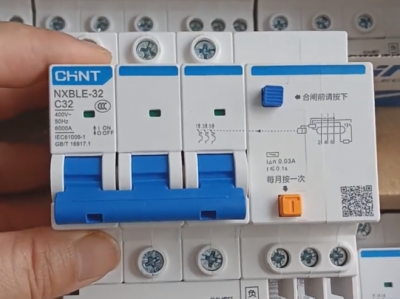 ​Chint NXBLE32-3PC32 Residual Current Operated Circuit Breaker